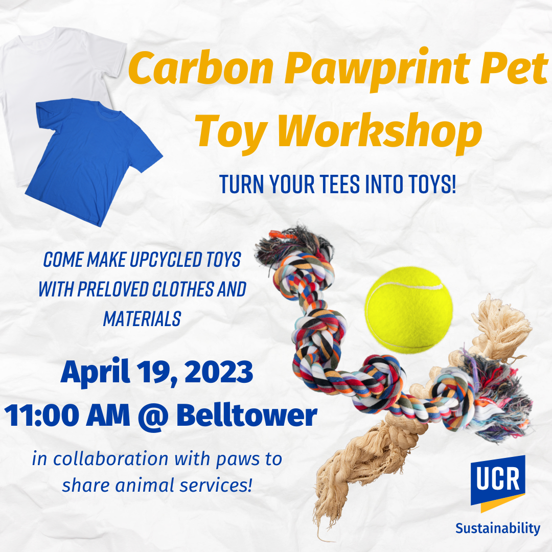 Carbon Pawprint Pet Toy Workshop