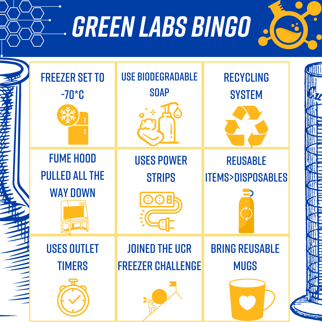 Green Labs Bingo Card