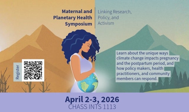 Maternal and Planetary Health Symposium graphic