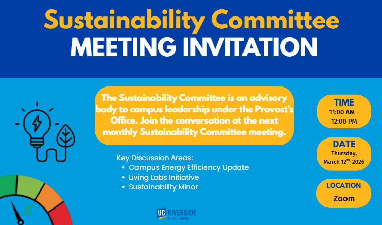 Sustainability Committee Meeting Invitation graphic
