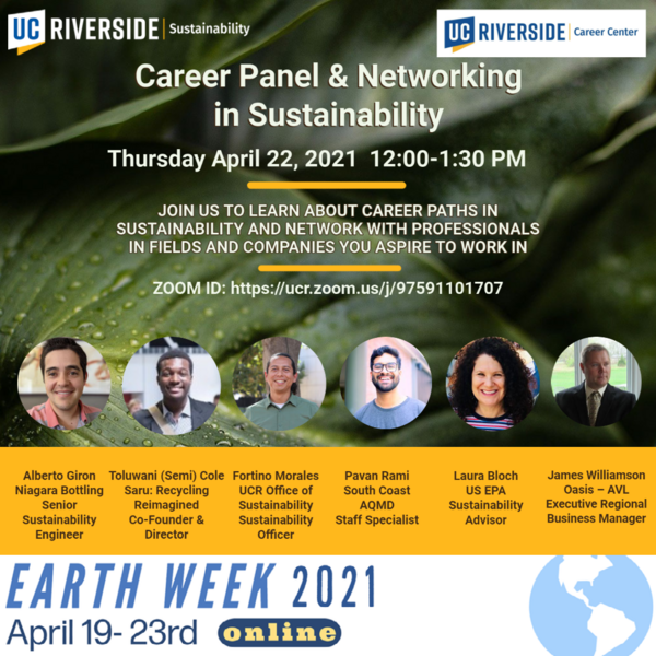 Career Panel & Networking in Sustainability 