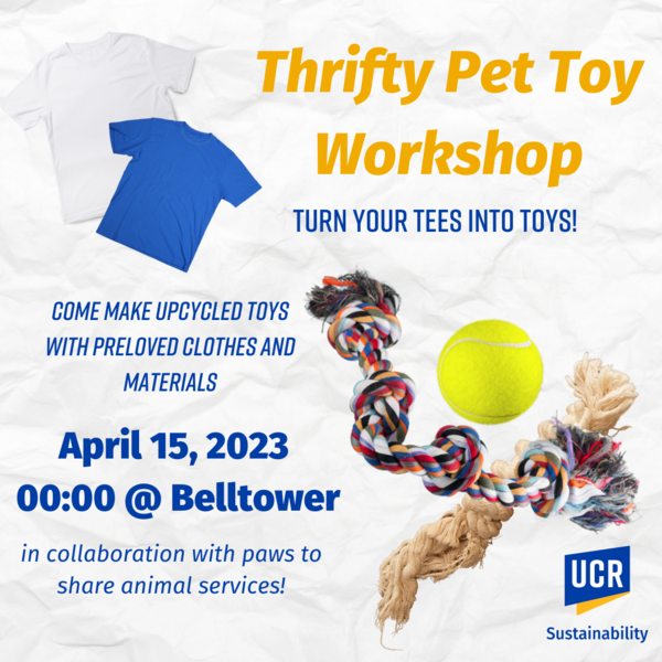 Thrifty Pet Toy Workshop