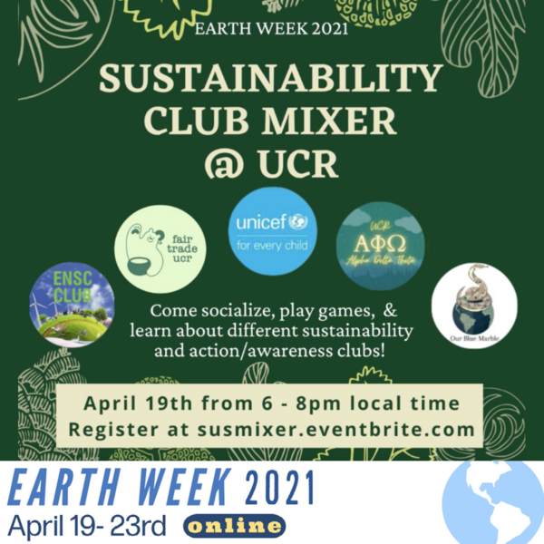 environmental club mixer flyer