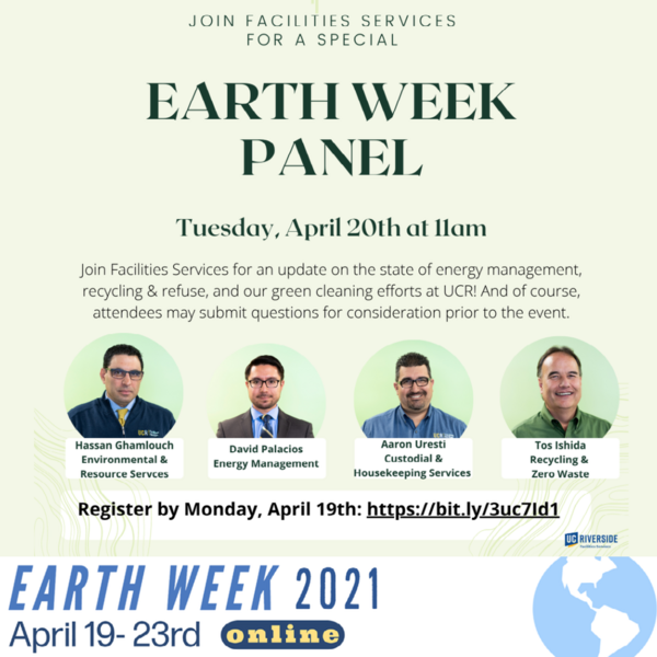 Facilities Services Earth Week Panel