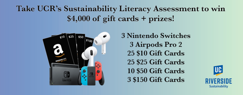 Sustainability Literacy Assessment - Prizes Image